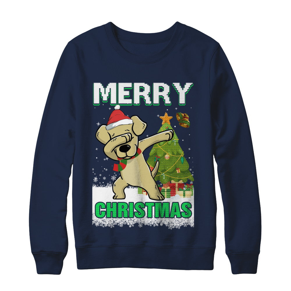 Cute Labrador Claus Merry Christmas Ugly Sweater T-Shirt & Sweatshirt | Teecentury.com