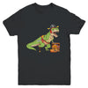 Dinosaurs T-Rex Pirate Halloween Saurus For Kids Youth Youth Shirt | Teecentury.com