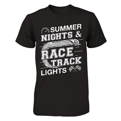 Summer Nights Race Track Lights T-Shirt & Hoodie | Teecentury.com
