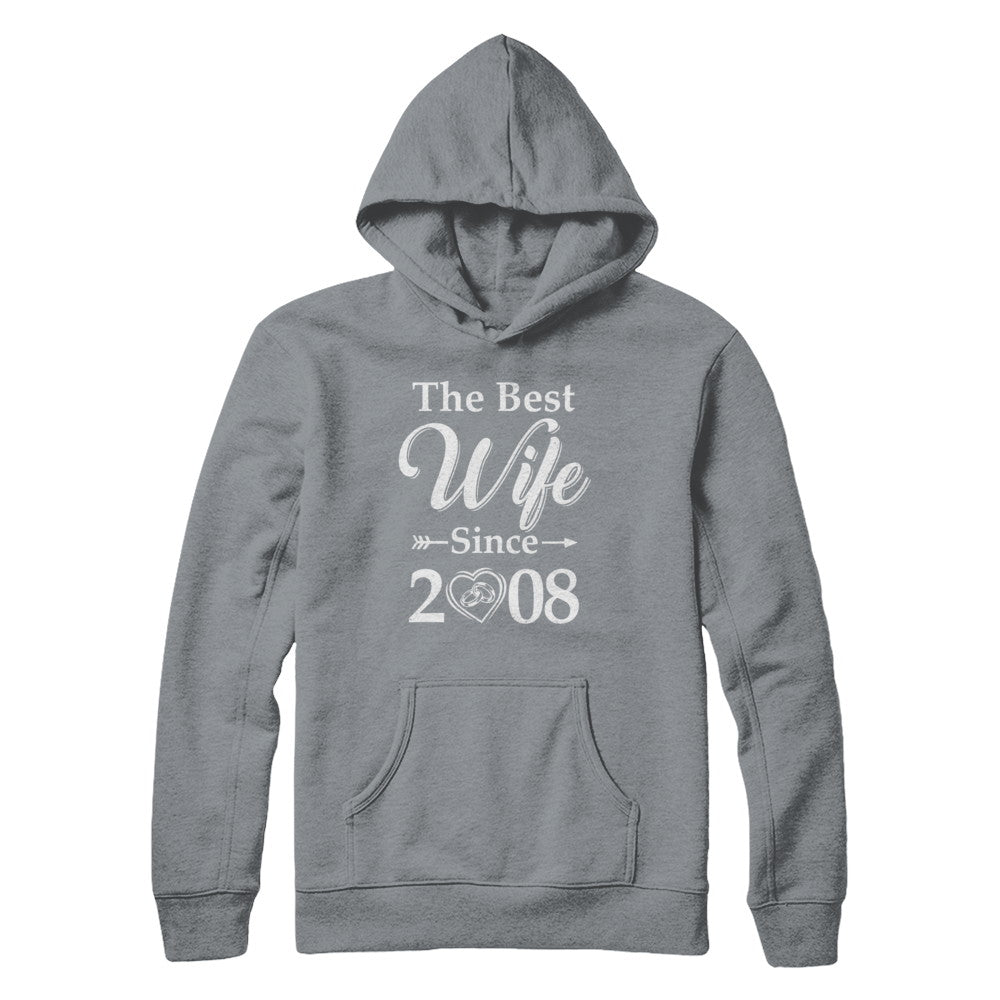 14th Married Together Anniversary Since 2008 Husband Wife T-Shirt & Hoodie | Teecentury.com