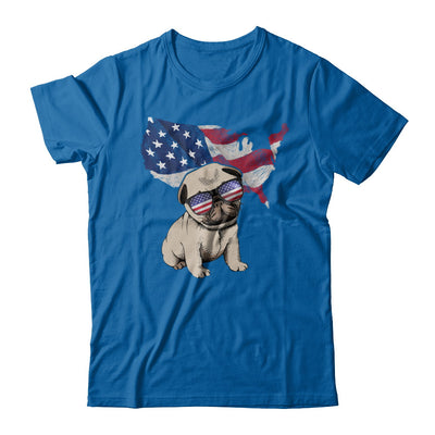 Funny Patriot Pug Dog 4Th Of July American Flag T-Shirt & Hoodie | Teecentury.com