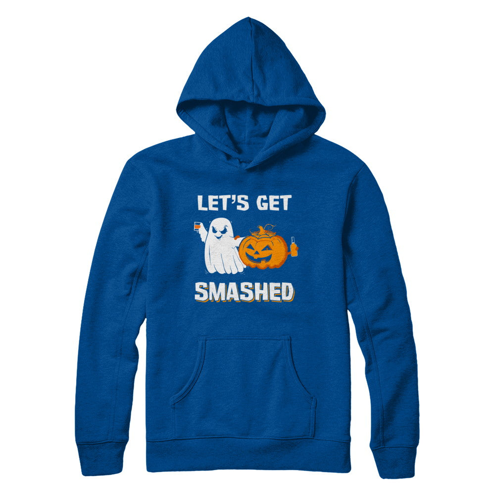 Let's Get Smashed Drinking Pumpkin Halloween T-Shirt & Hoodie | Teecentury.com