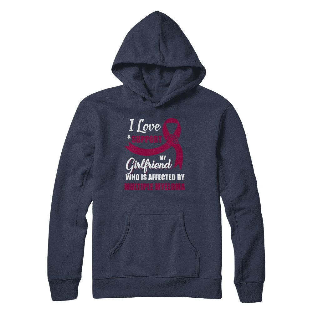 Multiple Myeloma Awareness Support Burgundy Girlfriend Boyfriend T-Shirt & Hoodie | Teecentury.com