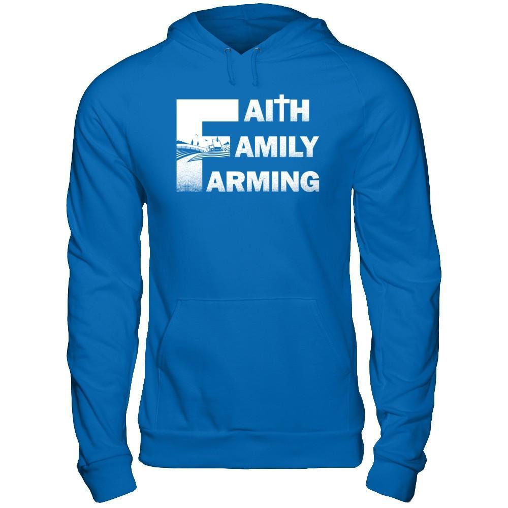 Faith Family Farming Farmer T-Shirt & Hoodie | Teecentury.com