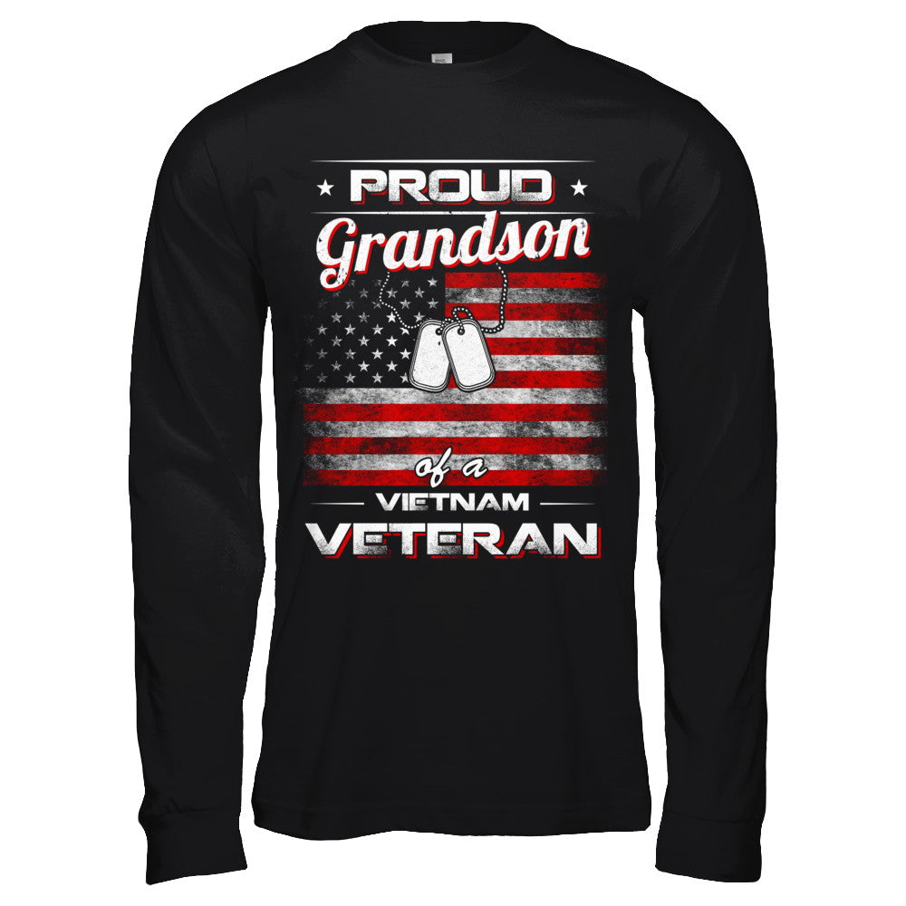 Proud Grandson Of A Viet Nam Veteran T-Shirt & Hoodie | Teecentury.com