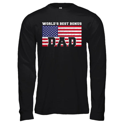 Worlds Best Bonus Dad Stepdad T-Shirt & Hoodie | Teecentury.com