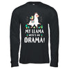 Funny Lama Cactus Llama Need's No Drama T-Shirt & Hoodie | Teecentury.com