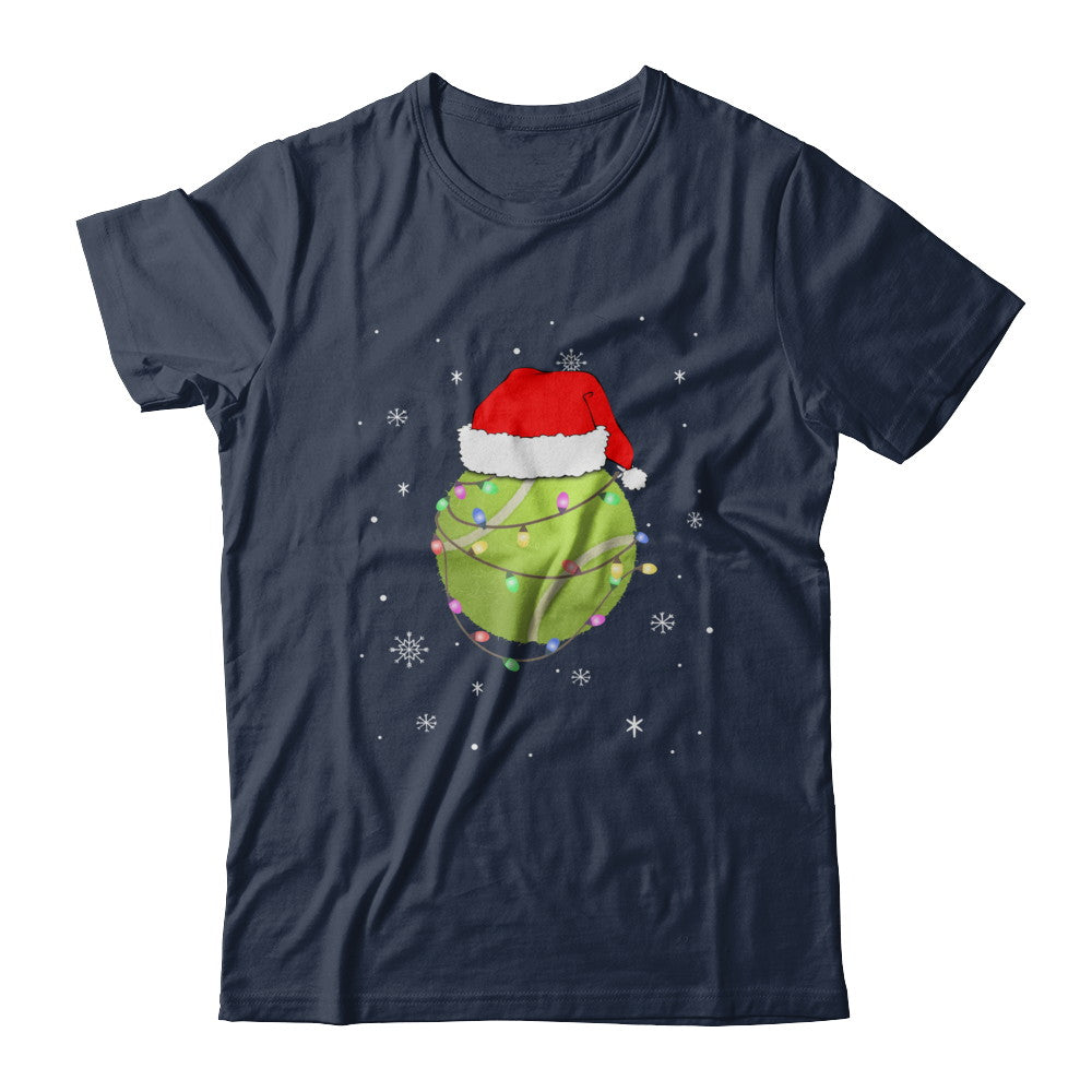 Santa Hat Tennis Christmas Gifts T-Shirt & Sweatshirt | Teecentury.com