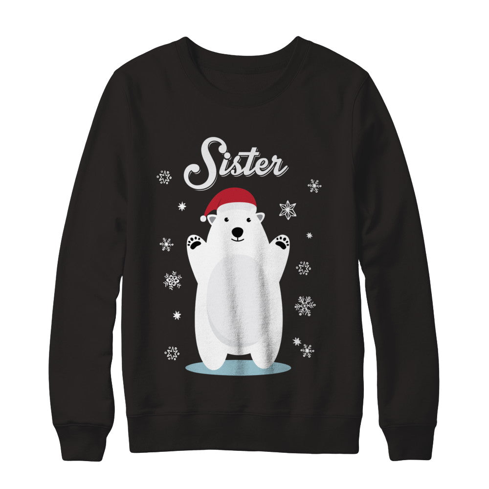 Sister Bear Christmas Santa Pajamas T-Shirt & Sweatshirt | Teecentury.com