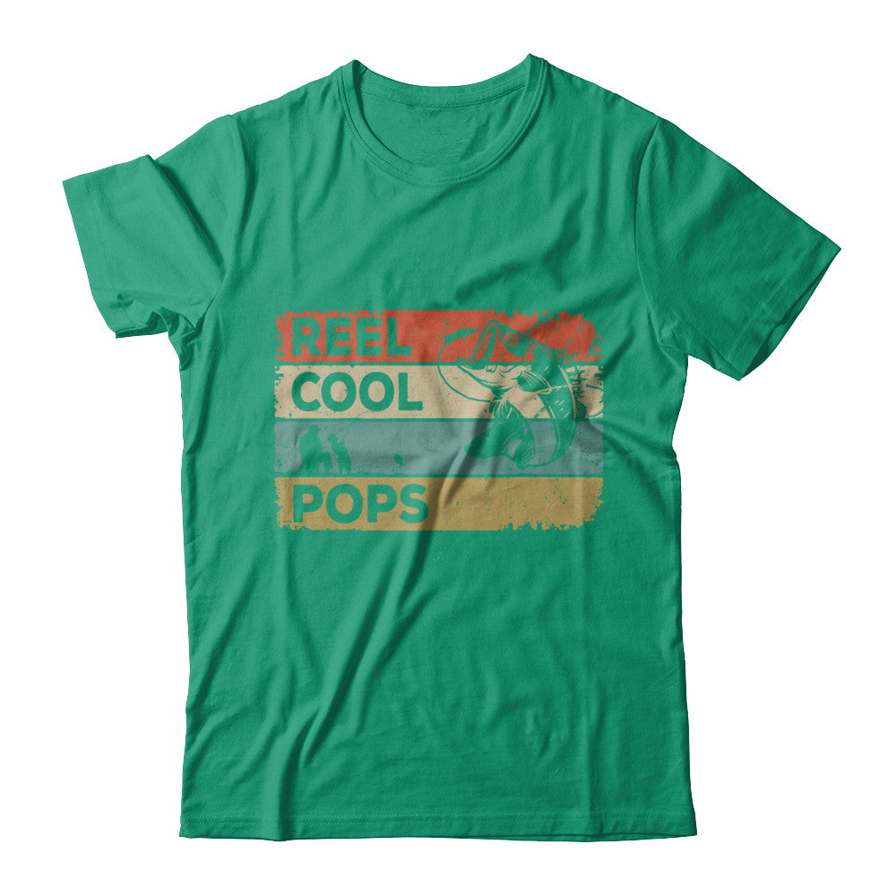 Vintage Reel Cool Pops Fish Fishing Fathers Day T-Shirt & Hoodie | Teecentury.com