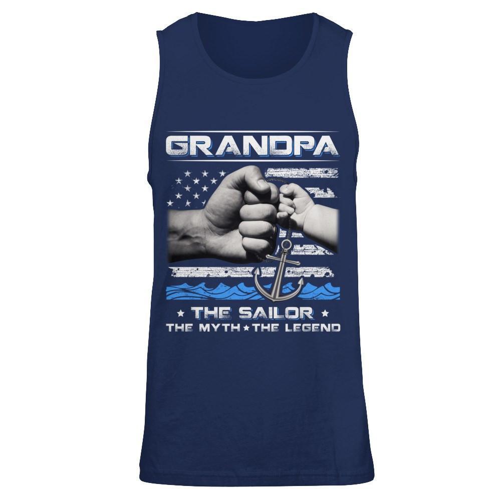 Veteran Grandpa The Sailor The Myth The Legend T-Shirt & Hoodie | Teecentury.com