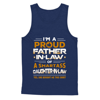 Proud Father-In-Law Of A Smartass Daughter-In-Law T-Shirt & Hoodie | Teecentury.com