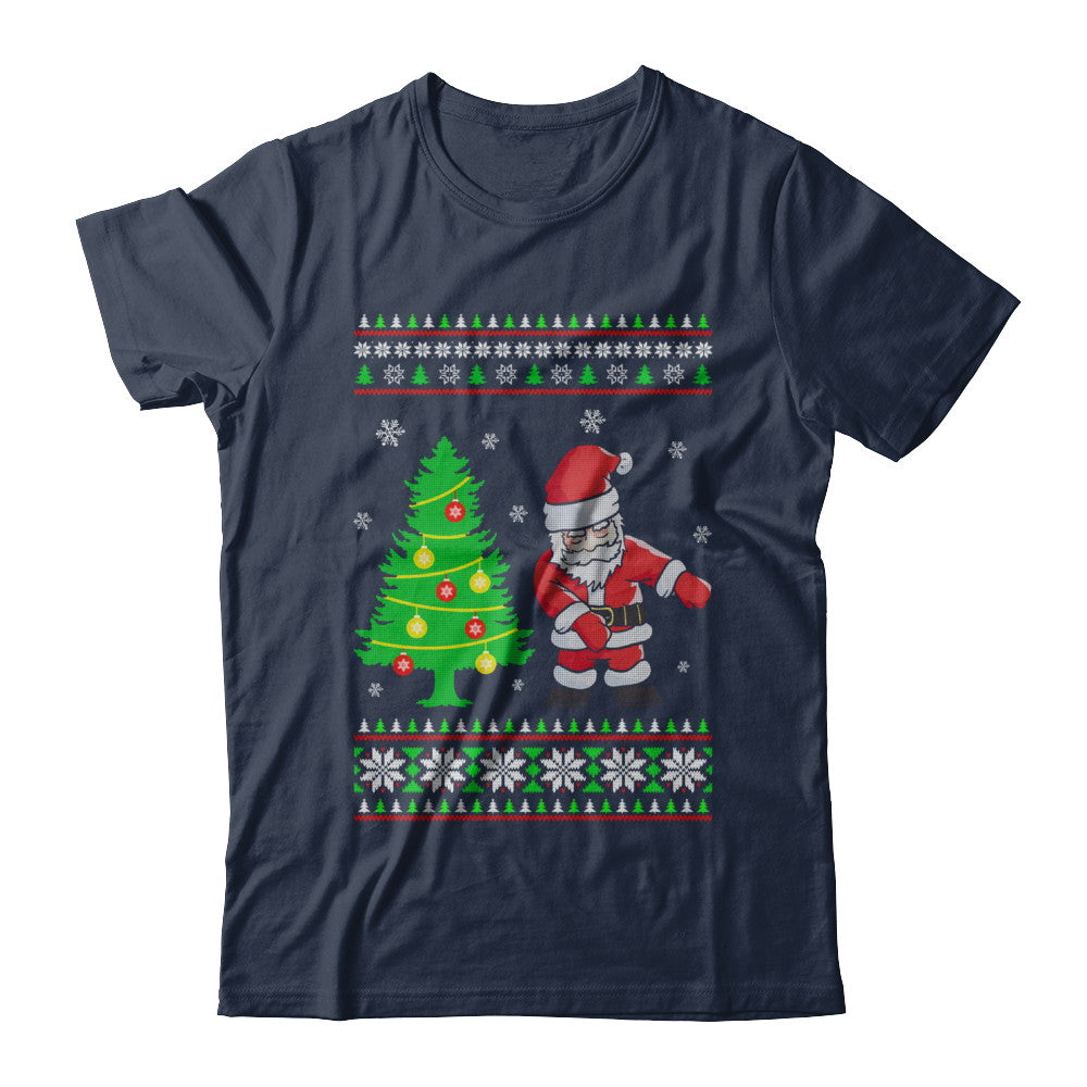 Floss Dance Flossing Santa Christmas Ugly Sweater T-Shirt & Sweatshirt | Teecentury.com