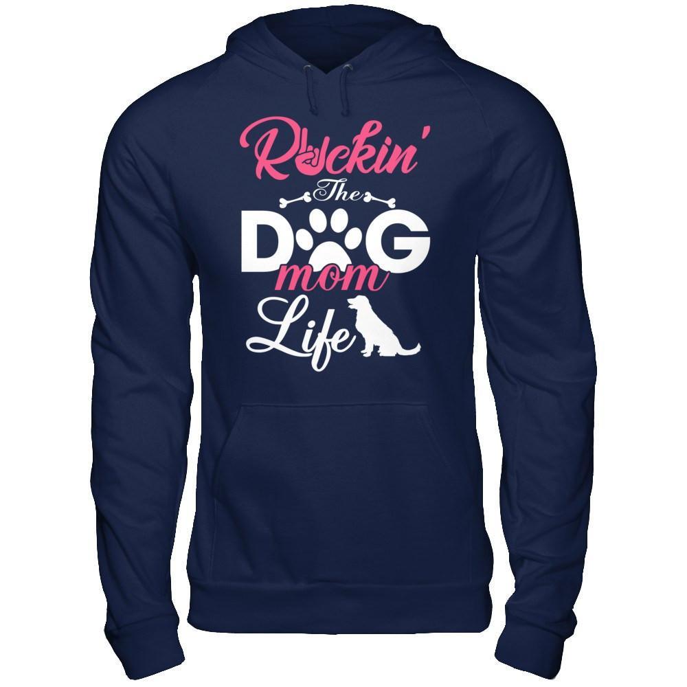Rockin' The Dog Mom Life T-Shirt & Hoodie | Teecentury.com