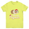Merry Pigmas Funny Guinea Pig Santa Hat Christmas Gift Youth Youth Shirt | Teecentury.com