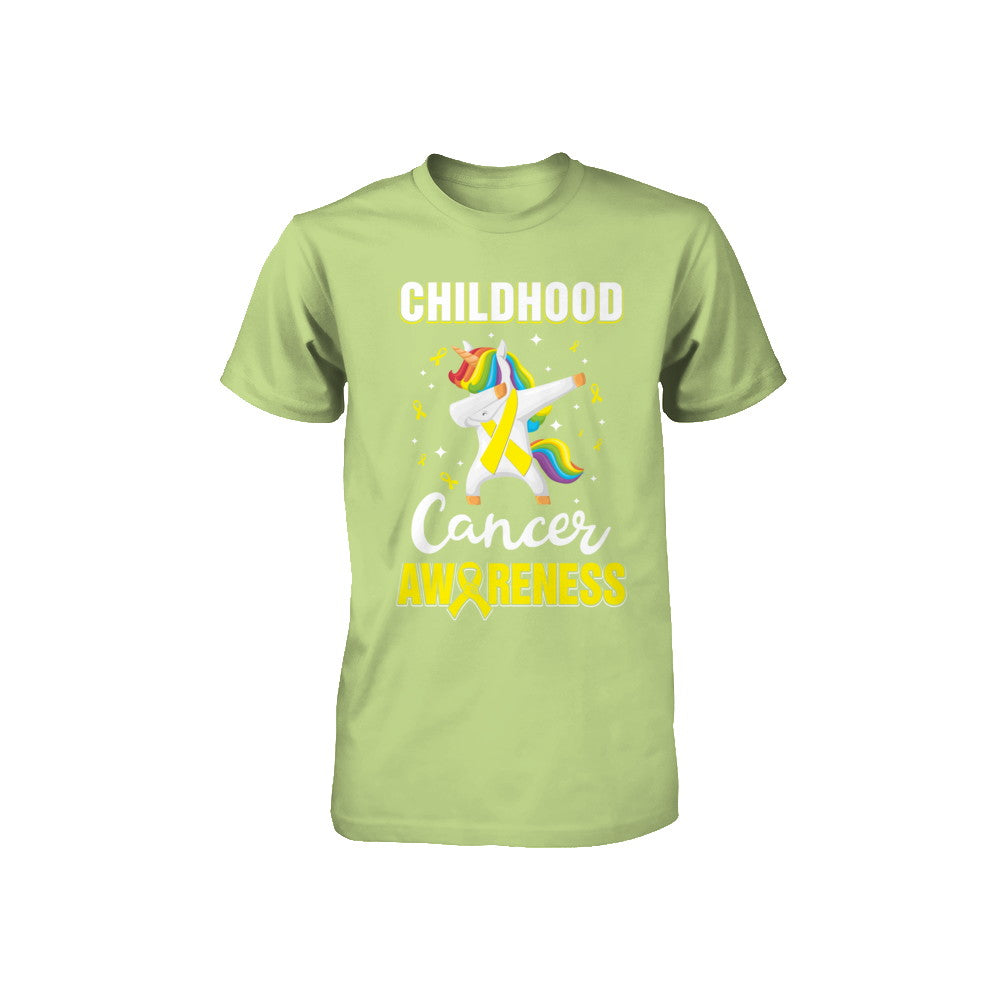 Childhood Cancer Awareness Cute Unicorn Warrior Youth Youth Shirt | Teecentury.com
