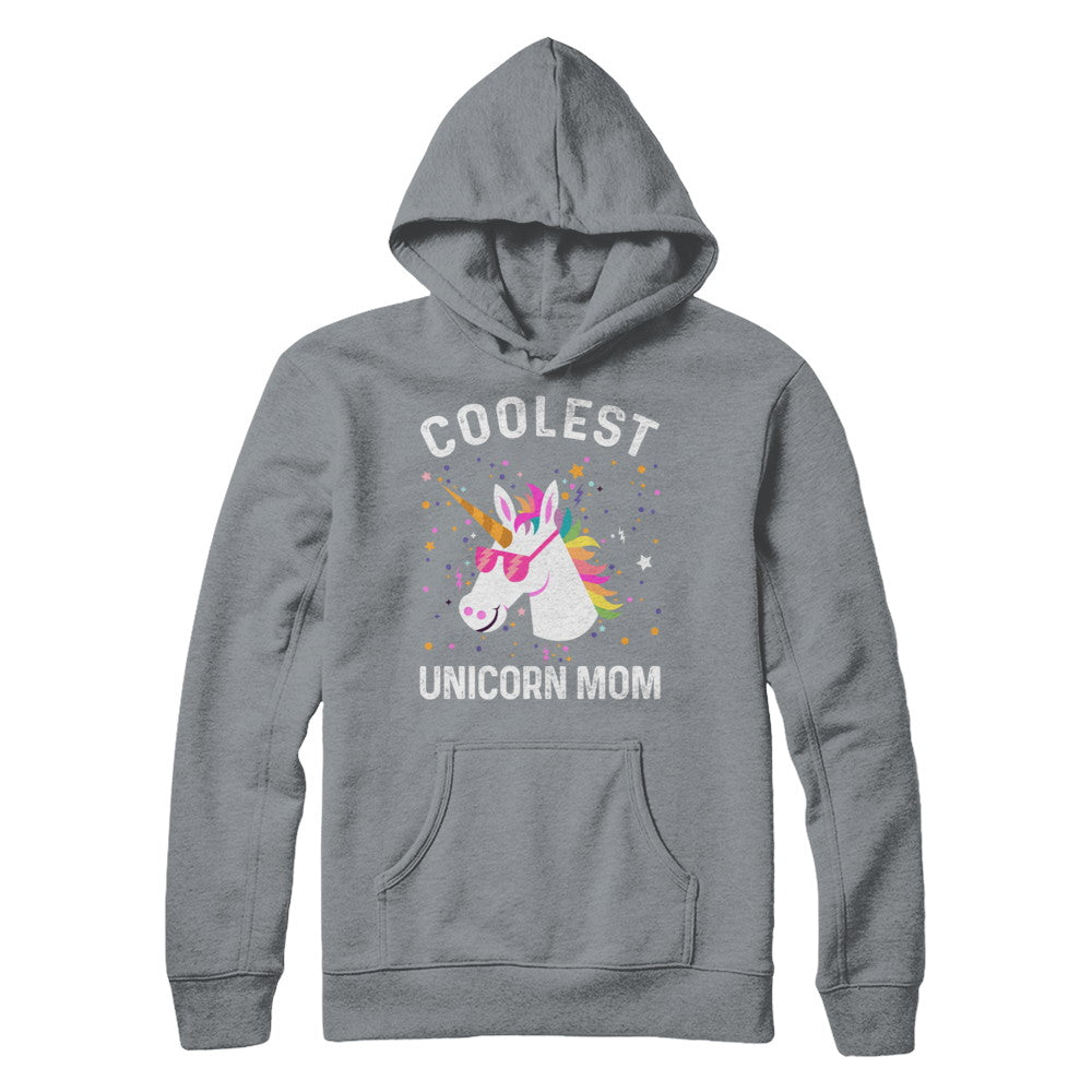 Coolest Unicorn Mom Cute Funny Unicorn Mothers Day T-Shirt & Hoodie | Teecentury.com