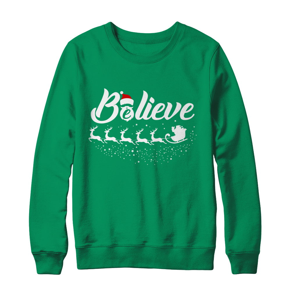 Believe Best Santa Christmas Gifts T-Shirt & Sweatshirt | Teecentury.com