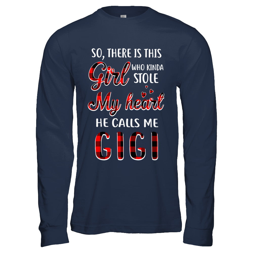 This Girl Who Kinda Stole My Heart He Calls Me Gigi T-Shirt & Hoodie | Teecentury.com