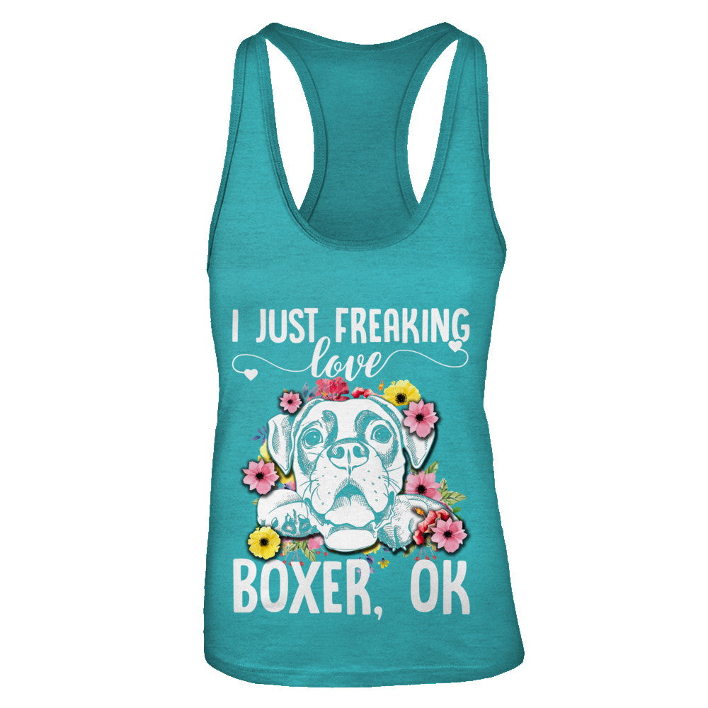 Dog I Just Freaking Love Boxer T-Shirt & Tank Top | Teecentury.com
