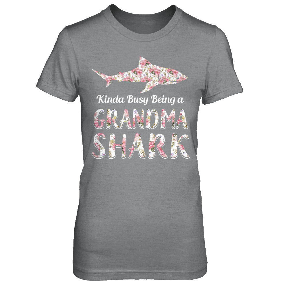 Grandma Shark Kinda Busy Being A Grandmashark T-Shirt & Hoodie | Teecentury.com