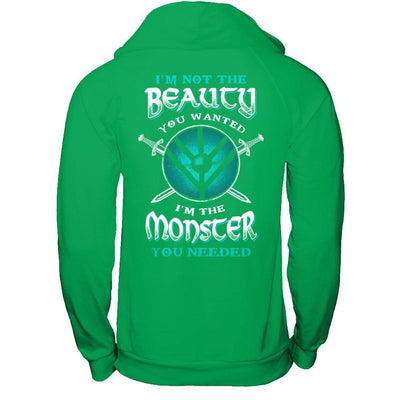 Viking I'm Not The Beauty You Wanted I'm The Monster You Needed T-Shirt & Hoodie | Teecentury.com