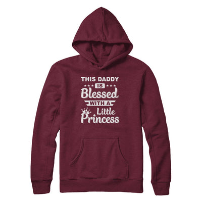 This Daddy Is Blessed With A Little Princess Fathers Day T-Shirt & Hoodie | Teecentury.com