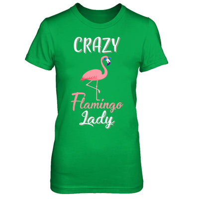 Crazy Flamingo Lady Mom Aunt Auntie Flamingo T-Shirt & Hoodie | Teecentury.com