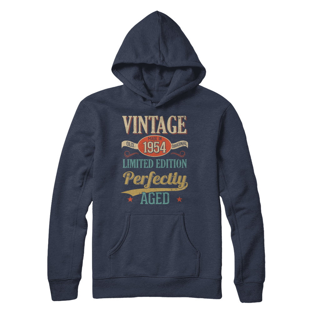 Vintage Premium Made In 1954 65Th Birthday Gift T-Shirt & Hoodie | Teecentury.com