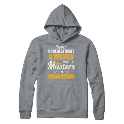 Woman With A Masters In Education Degree Graduation Gift T-Shirt & Hoodie | Teecentury.com