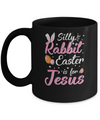 Cute Silly Rabbit Easter Is For Jesus Christians Gift Mug Coffee Mug | Teecentury.com
