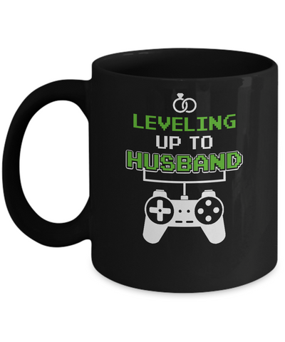 Funny Fiance Leveling Up To Husband For Groom Mug Coffee Mug | Teecentury.com