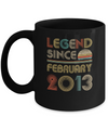 Legend Since February 2013 Vintage 9th Birthday Gifts Mug Coffee Mug | Teecentury.com