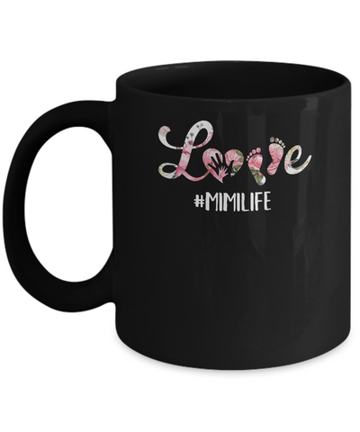Love Mimilife Matching Grandchild And Mimi Gifts Mug Coffee Mug | Teecentury.com