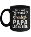 What World's Greatest Papa Looks Like Fathers Day Mug Coffee Mug | Teecentury.com