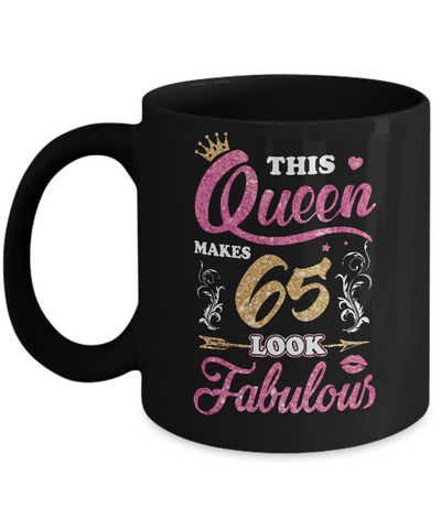 This Queen Makes 65 Look Fabulous 1957 65th Birthday Mug Coffee Mug | Teecentury.com