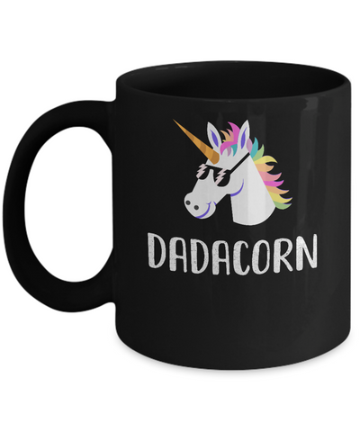 Unicorn Dad And Baby Dadacorn Daddy Fathers Day Gift Mug Coffee Mug | Teecentury.com