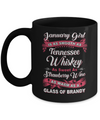 January Girl Is As Smooth As Tennessee Whiskey Birthday Mug Coffee Mug | Teecentury.com