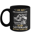 I'm A Dad Grandfather And A Veteran Nothing Scares Me Mug Coffee Mug | Teecentury.com