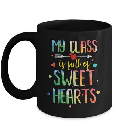 Valentines Day Teacher Class Full Of Sweethearts Mug Coffee Mug | Teecentury.com