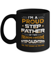 I'm A Proud Step Father Of Two Freaking Awesome Step Daughters Mug Coffee Mug | Teecentury.com