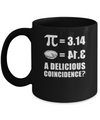 Pi Day Math Pie Delicious Coincidence Mug Coffee Mug | Teecentury.com