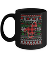 Horse Red Plaid Ugly Christmas Sweater Funny Gifts Mug Coffee Mug | Teecentury.com