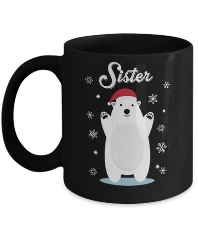 Sister Bear Christmas Santa Pajamas Mug Coffee Mug | Teecentury.com