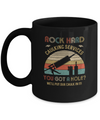 Rock Hard Caulking Services You Got A Hole Caulk Vintage Mug Coffee Mug | Teecentury.com