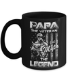 Papa The Veteran The Myth The Legend Mug Coffee Mug | Teecentury.com