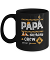 Papa Birthday Crew Construction Birthday Party Mug Coffee Mug | Teecentury.com