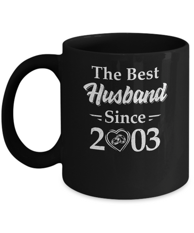 19th Married Together Anniversary Since 2003 Husband Wife Mug Coffee Mug | Teecentury.com
