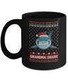 Santa Hat Grandma Shark Ugly Christmas Sweater Mug Coffee Mug | Teecentury.com