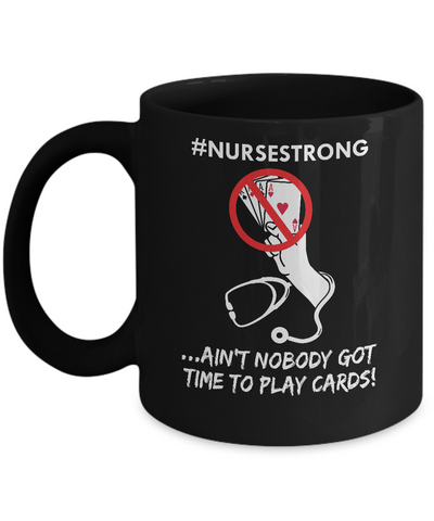 Playing Cards Shuffle Up And Deal Poker Funny Nurse Mug Coffee Mug | Teecentury.com